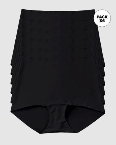 Paquete x 6 bóxers efecto invisible, tiro alto#color_700-negro