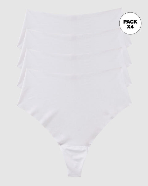 Paquete x 4 brasileras tiro alto invisibles#color_000-blanco