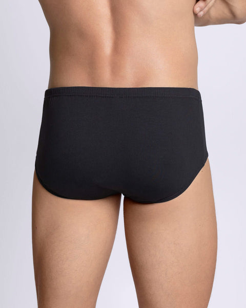 Paquete x 3 Pantaloncillos Clásicos Leo 100% en Algodón#color_s15-negro-verde-rojo