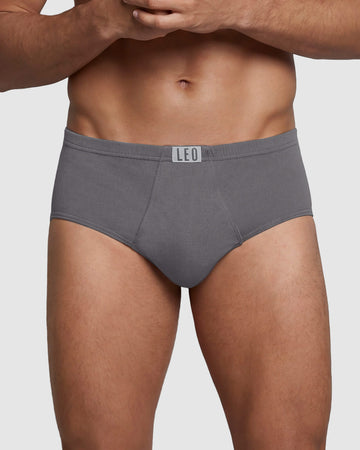 Paquete x 3 Pantaloncillos Clásicos Leo 100% en Algodón#color_s18-vinotinto-gris-oscuro-gris-claro
