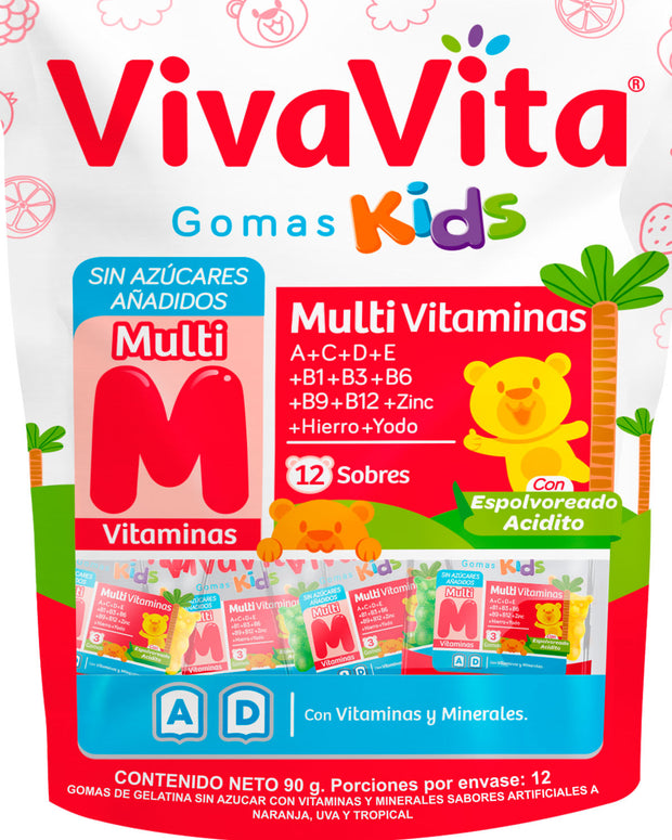 Viva vita gomas kidsvita c#color_003-multivitaminas