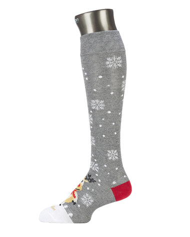 Calcetines Athlon de compresión media graduada 15/20 en algodón#color_500-gris