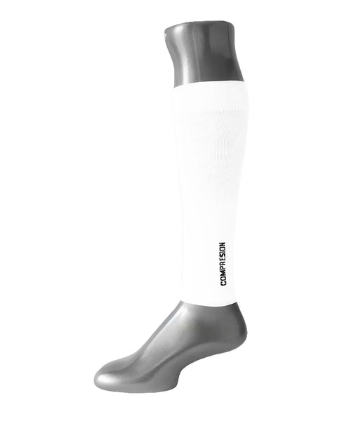 Pantorrillera deportiva de compresión#color_000-blanco