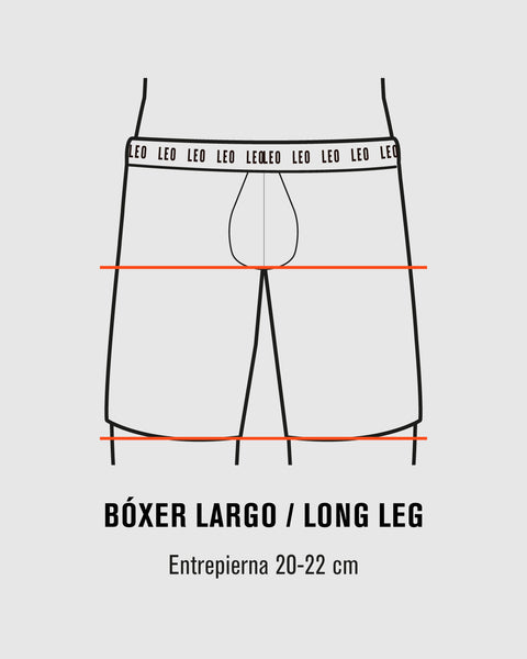 Paquete x3 bóxers largos de algodón que evita el roce entre las piernas#all_variants