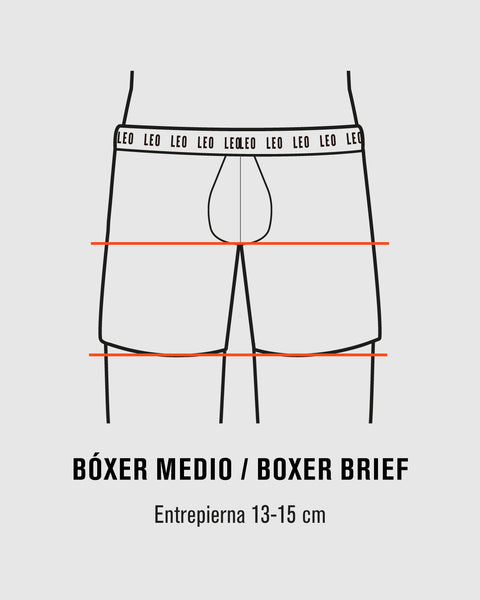 Bóxer medio en algodón#all_variants
