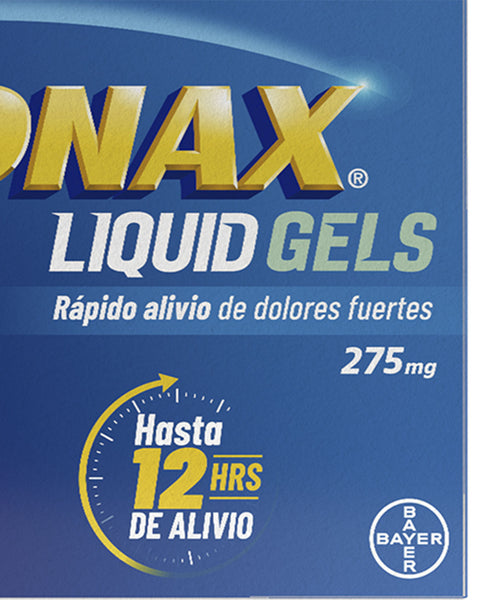 Apronax 275 mg cápsula líquida naproxeno sódico caja x 4 cápsulas#color_sin-color