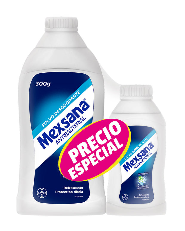 Mexsana® Protección diaria con fragancia de larga duración Talco x 300g