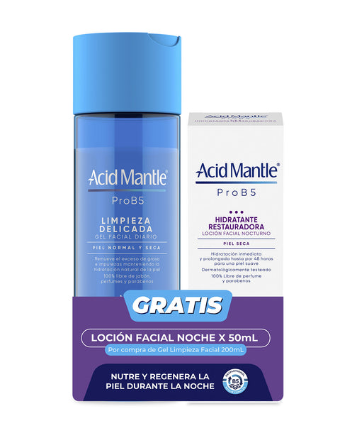 Acid Mantle ProB5 Gel Limpiador Facial + Acid Mantle Facial Noche 50 ml#color_100-sin-color