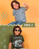 Pack X2 camisetas manga corta niño Cool & Dry#color_601-verde-oliva-claro