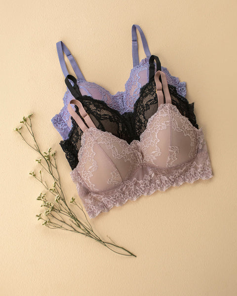 Bralette triangular con base y espalda ancha en encaje#color_431-lila