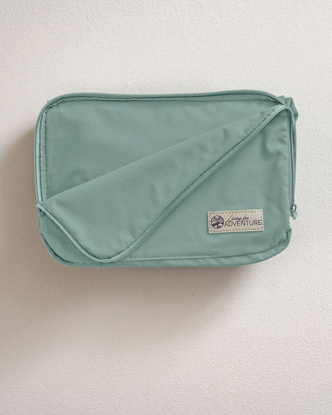 Morral plegable con 2 bolsillos exteriores#color_667-verde-menta