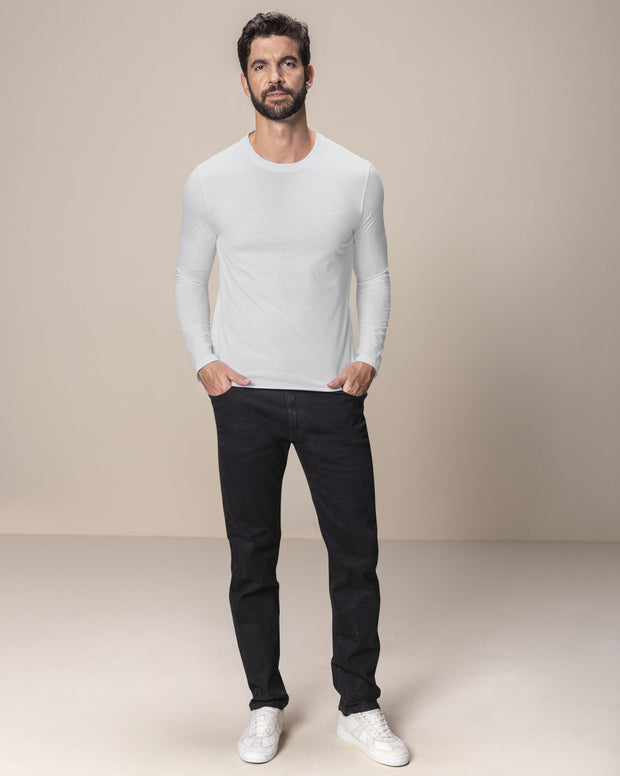 Jean slim con bota ajustada