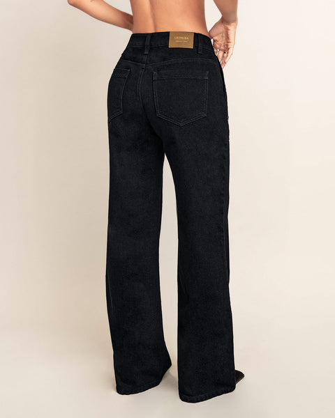 Jean bota recta con ojaletes#color_713-negro