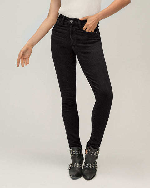 Jeans skinny esenciales para mujer#color_700-negro