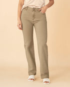 Jean bota recta tiro alto para mujer#color_c54-arena