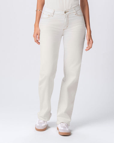 Jean bota recta básico con hilos en contraste#color_000-blanco