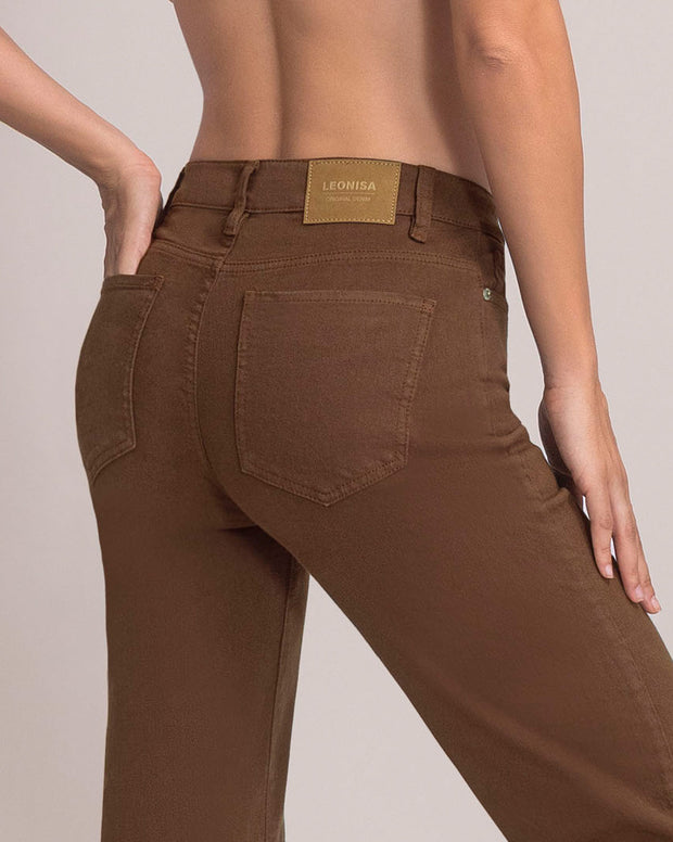 Jean bota recta para mujer
