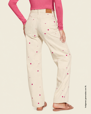 Jean en white denim con estampado#color_153-fondo-marfil-estampado