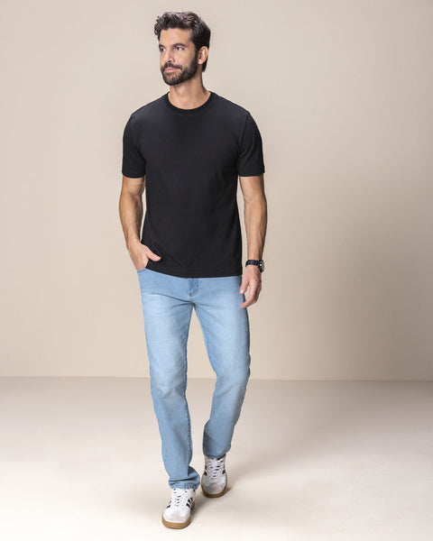 Jean bota recta básico para hombre#color_022-azul-claro