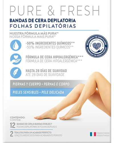 Veet® Bandas depilatorias corporales para Pieles  Sensibles x 12#color_100-corporales