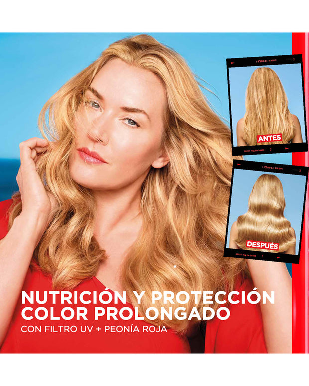 Champú protector para el pelo teñido Color Vive Elvive L'Oréal Paris 370  ml.