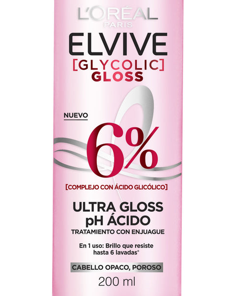 Acidifier L'Oreal Paris Elvive Glycolic Gloss 200 ml#color_100-sin