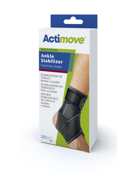 Actimove Soporte de Tobillo - Tobillera Talla Única#color_001-negro