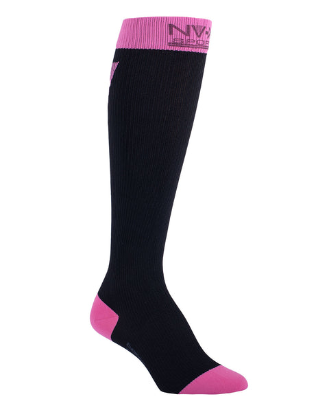 Medias de compresión deportivas unisex 15-20 mmHg NV-X® Sport#color_800-negro-fucsia