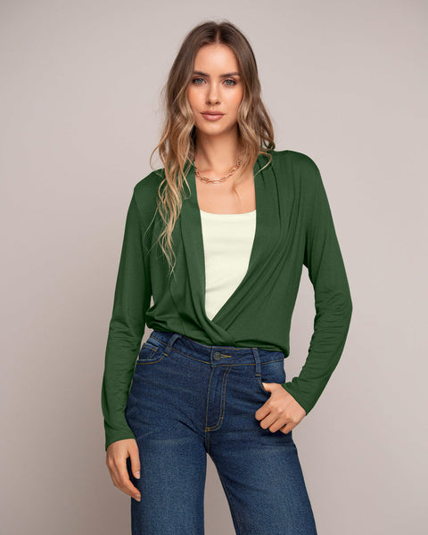 Saquillo manga larga con puños en la misma tela#color_171-verde