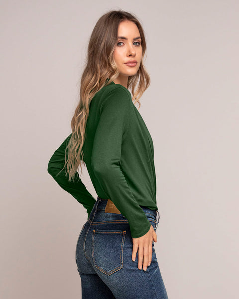 Saquillo manga larga con puños en la misma tela#color_171-verde