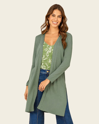 Saquillo con aberturas laterales#color_c45-verde