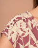 Blusa manga corta con charreteras fijas y botones en mangas#color_035-ramas