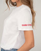 Camiseta manga corta con mensaje en el frente#color_887-marfil