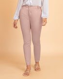Pantalón skinny de tiro medio con bolsillos delanteros funcionales#color_180-palo-de-rosa
