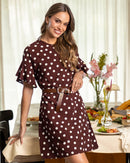 Vestido corto manga corta con boleros#color_a72-puntos