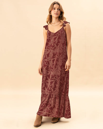 Vestido largo con boleros en hombros#color_035-estampado