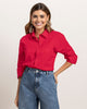 Blusa manga larga oversize con perilla funcional#color_302-rojo