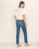 Blusa manga corta con boleros en mangas y escote en V#color_000-blanco