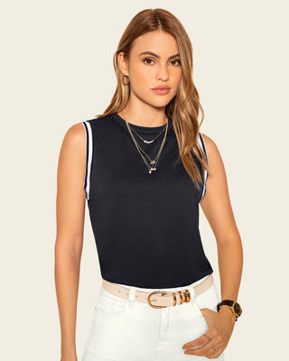 Camiseta manga sisa tejida#color_700-negro
