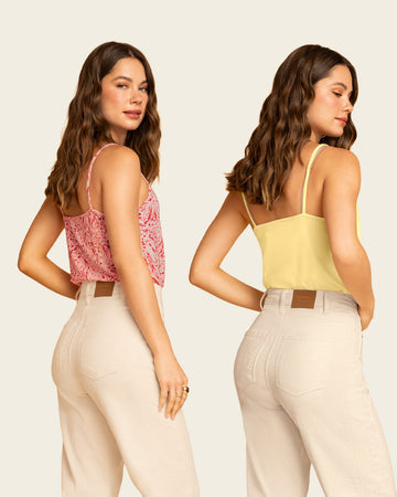 Camiseta de tiritas básica x 2#color_979-rosa-amarillo