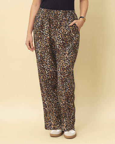 Pantalón exterior largo estampado#color_145-animal-print