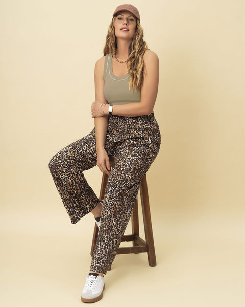 Pantalón exterior largo estampado#color_145-animal-print