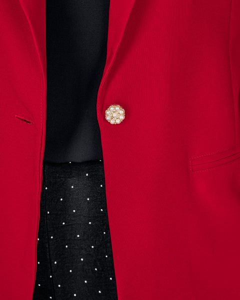 Blazer silueta amplia#color_c35-rojo-oscuro