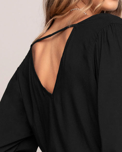Blusa de mangas con volumen#color_700-negro