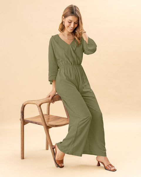 Enterizo largo con bolero en el frente#color_c48-verde