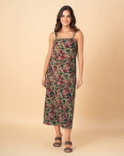 Vestido midi estampado con cargaderas anchas#color_060-botanico