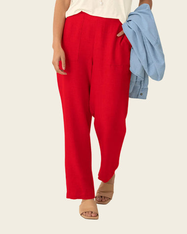 Pantalón con bolsillos funcionales#color_302-rojo