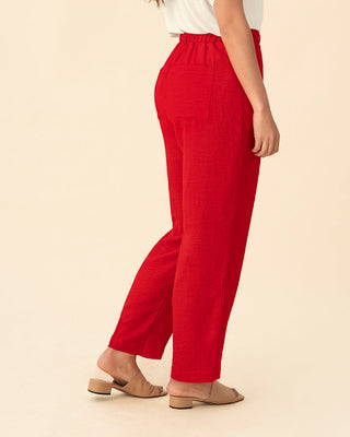Pantalón con bolsillos funcionales#color_302-rojo
