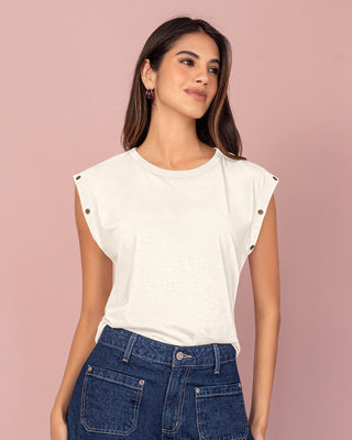 Camiseta con ojaletes metálicos en mangas#color_018-marfil
