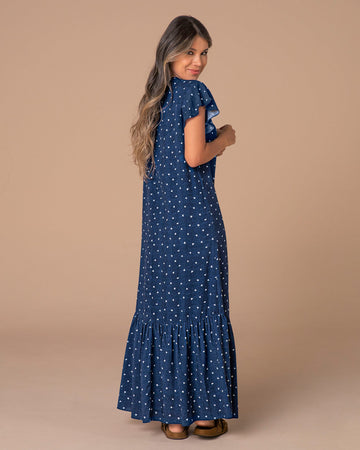 Vestido largo con bolero en ruedo#color_086-corazones